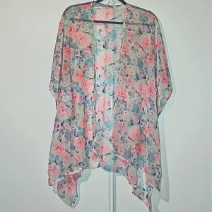 Floral Chiffon Kimono
